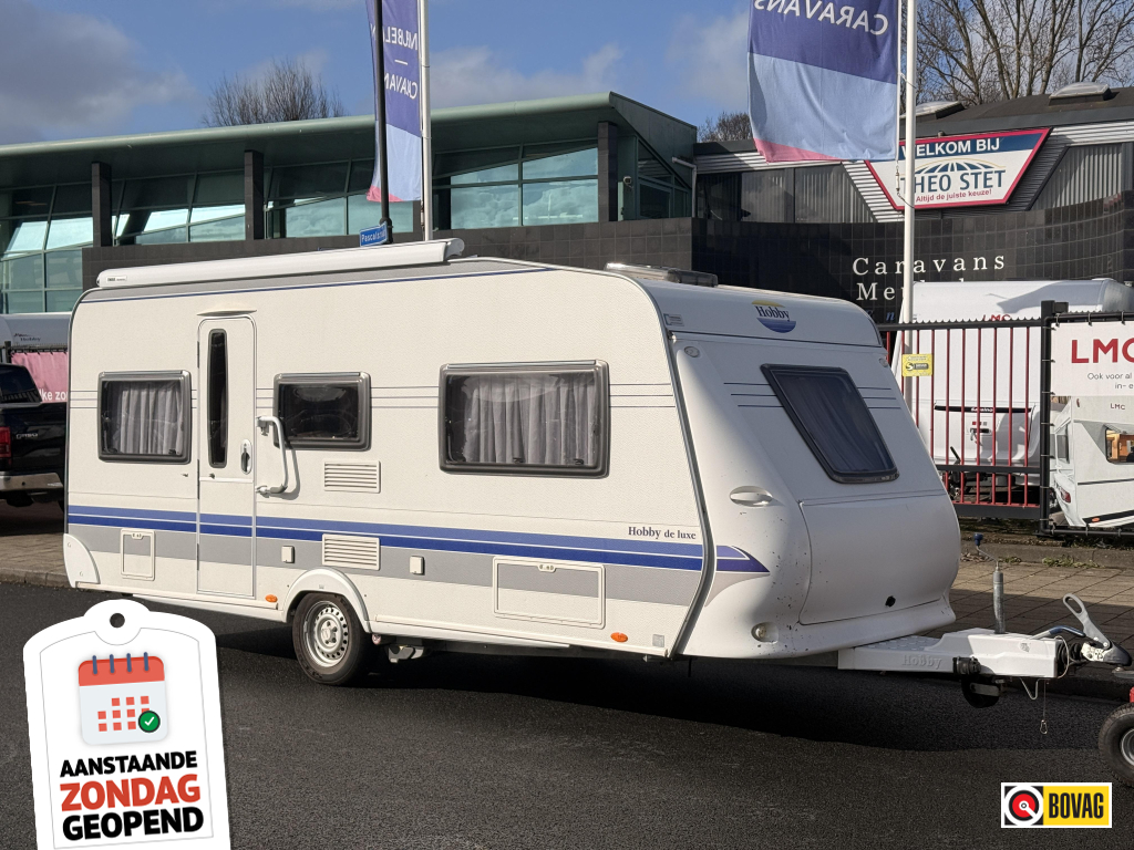 Hobby De Luxe 495 UL Truma mover, Thule luifel