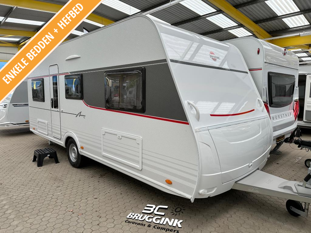 Bürstner Averso Plus 520 TL ENKELE BEDDEN  +  HEFBED
