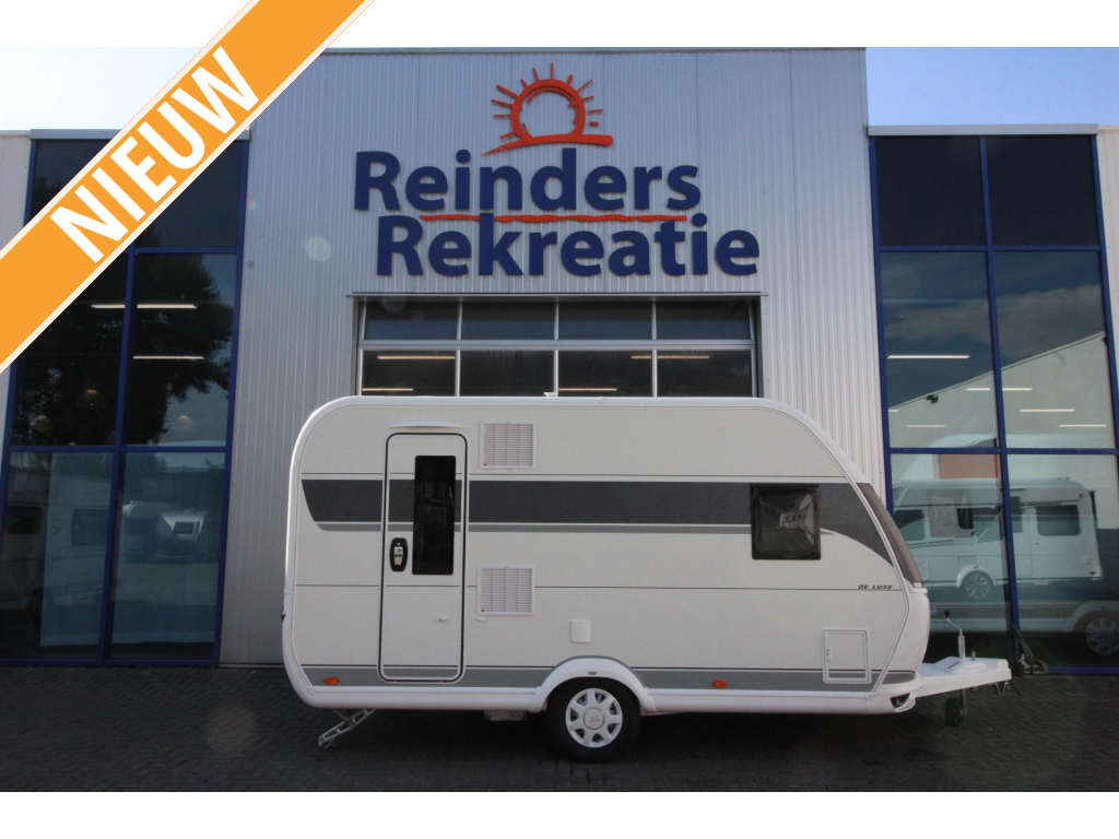 Hobby De Luxe 400 SFE Frans bed & hoge koelkast