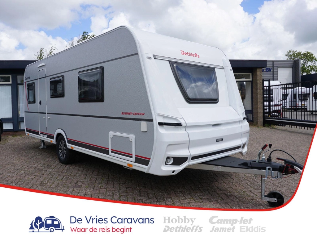 Dethleffs Summer Edition  Queensbed,voorraam,vloerv