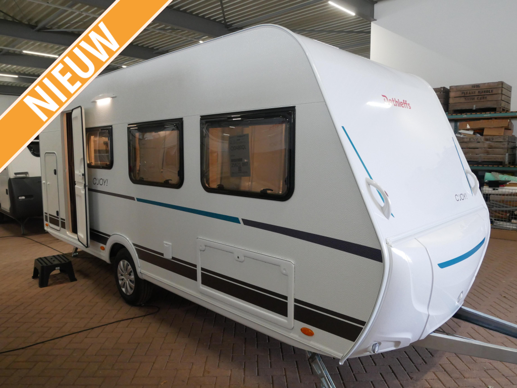 Dethleffs C'Joy 480 QLK mover en luifel cadeau