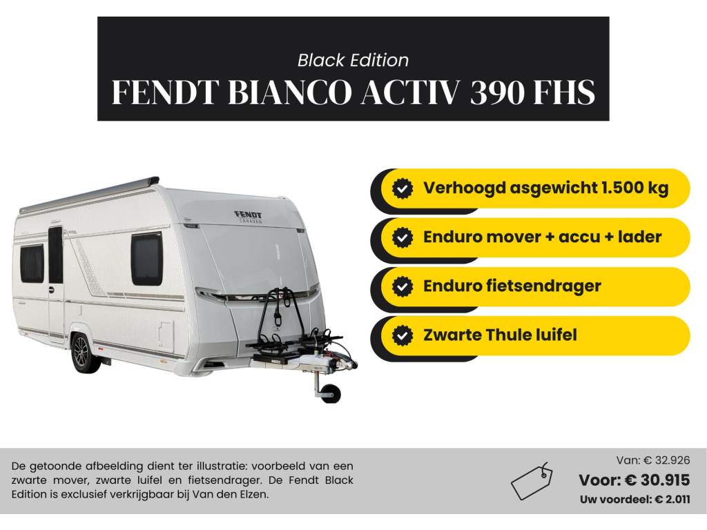 Fendt Bianco Activ 390 FHS Black Edition Actiepakket