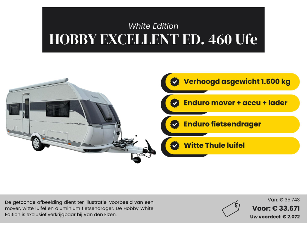 Hobby Excellent Edition 460 UFE White Edition Actiepakket
