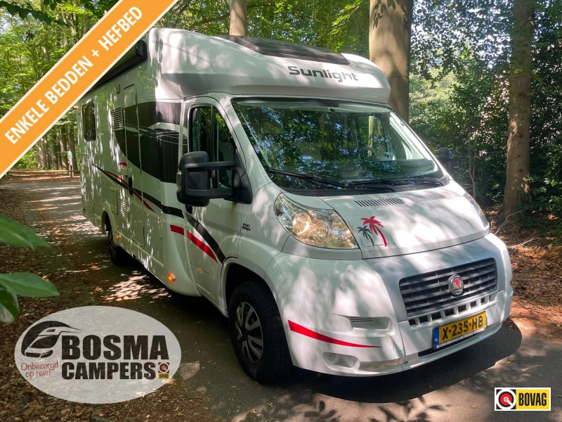 Sunlight T 68 Enkele Bedden Hefbed 2014