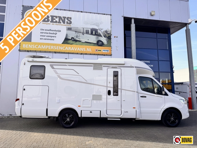 Hymer B-MC T 680 enkele bedden hefbed