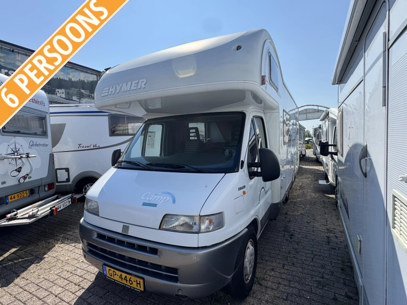 Hymer Camp 644 G 6 pers GROTE GARAGE 128pk