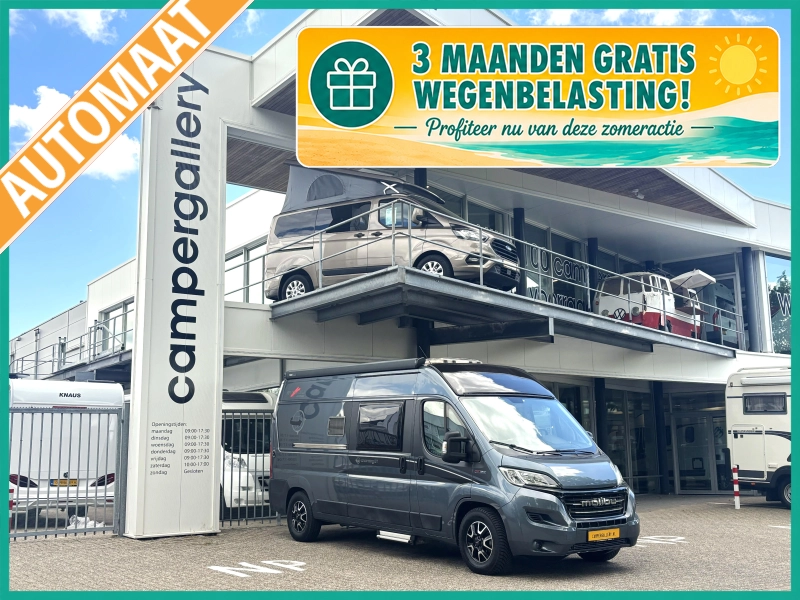 Malibu Van Charming GT 600 DB AUTOMAAT DWARSBED