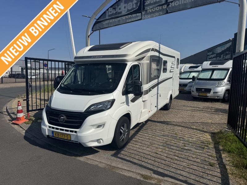 Hymer T 704 SL enkelebedden levelsysteem