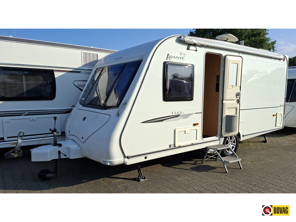 Elddis Avante Club 474 incl. Mover, Luifel,Voort