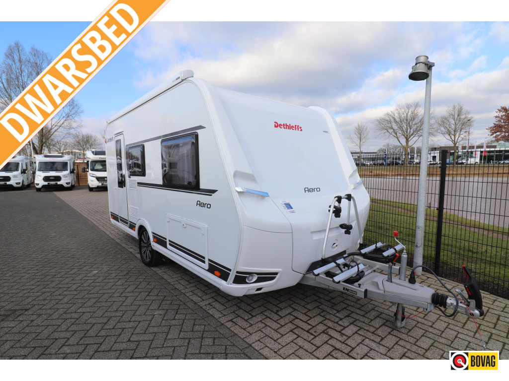 Dethleffs Aero 410 QS Dwarsbed / mover / luifel