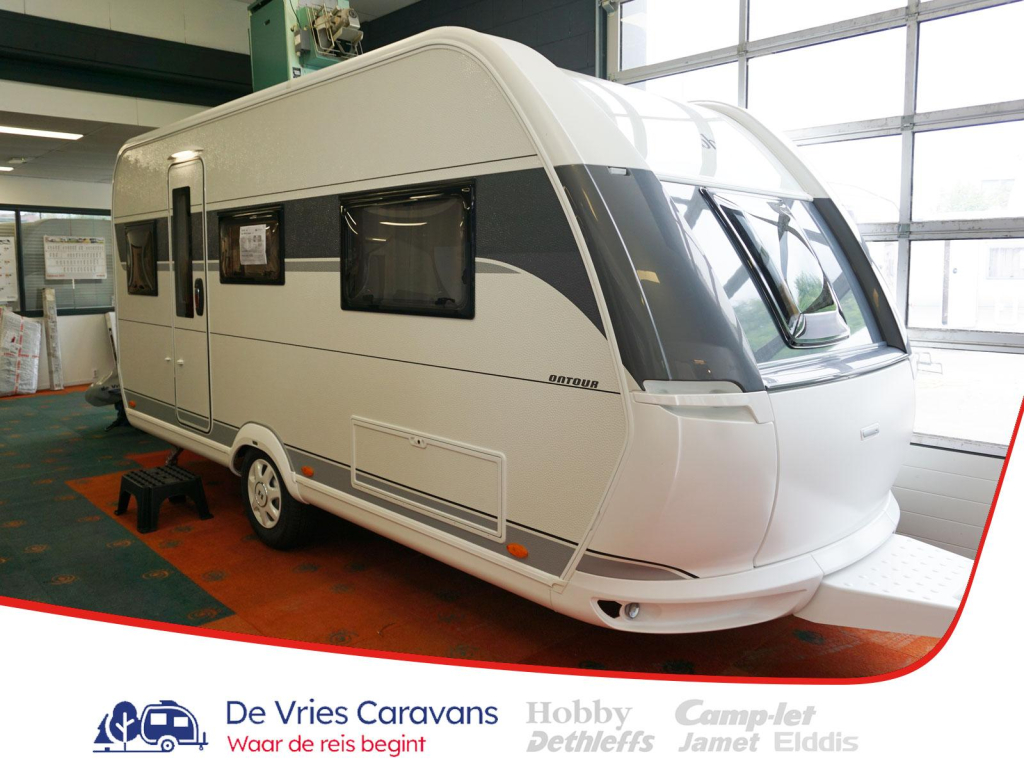 Hobby On Tour 460 DL Enkele bedden!