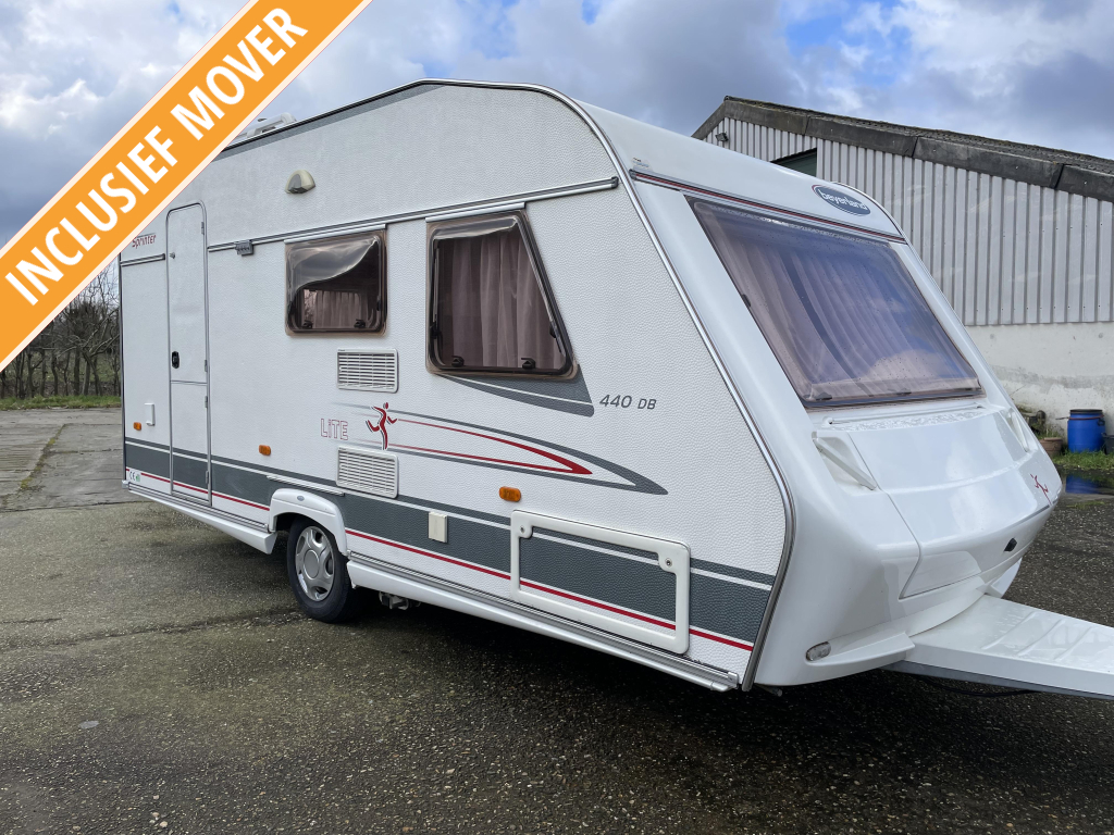 Beyerland Sprinter Lite 440 LB dwarsbed + treinzit mover