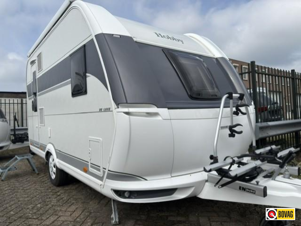 Hobby De Luxe 400 SFE Mover,Luifel,Fietsenrek