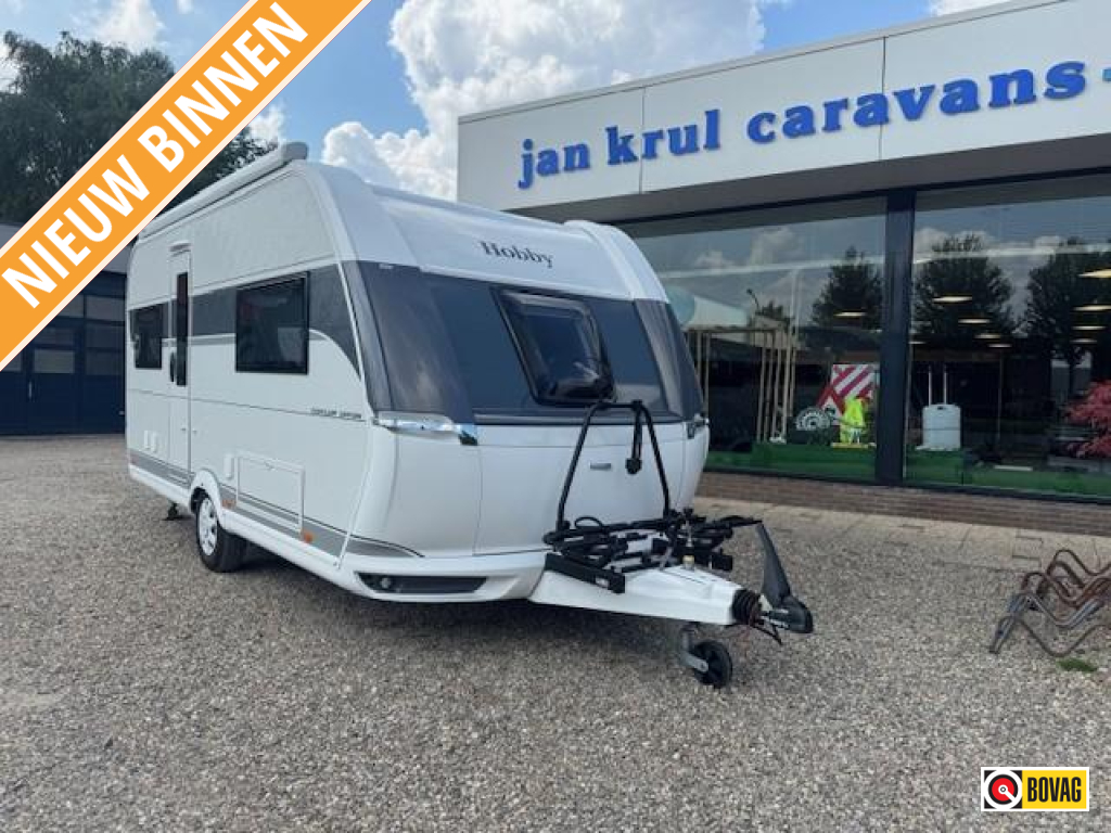 Hobby Excellent Edition 460 UFE mover luifel fietsenrek