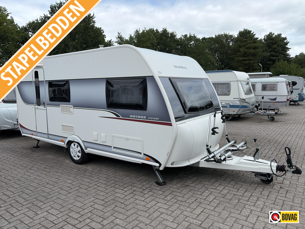 Hobby On Tour 470 KMF Voortent/Fietsendrager