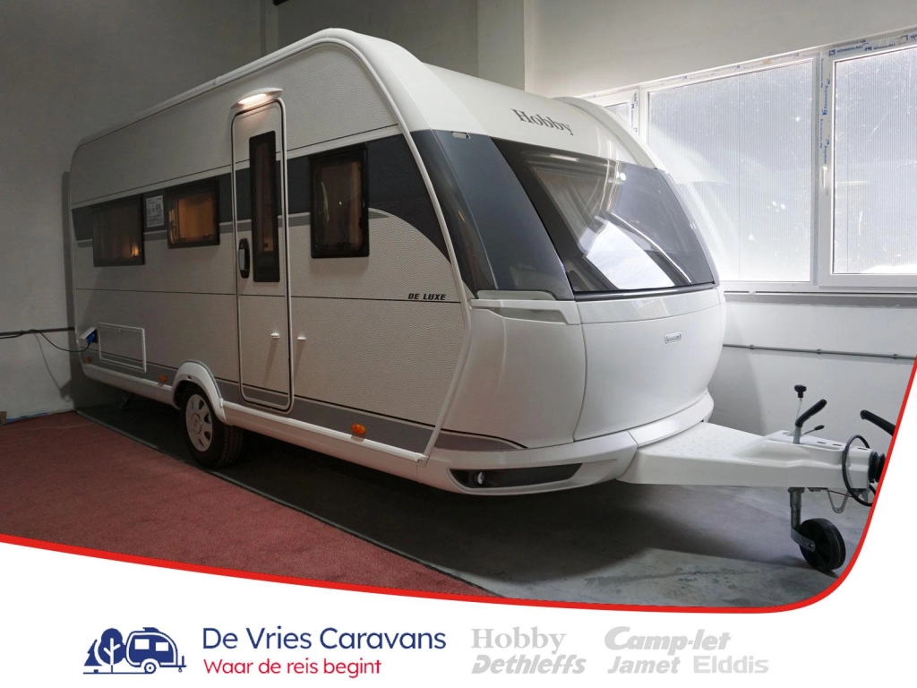 Hobby De Luxe 460 LU 2 bedden,As tot 1500kg