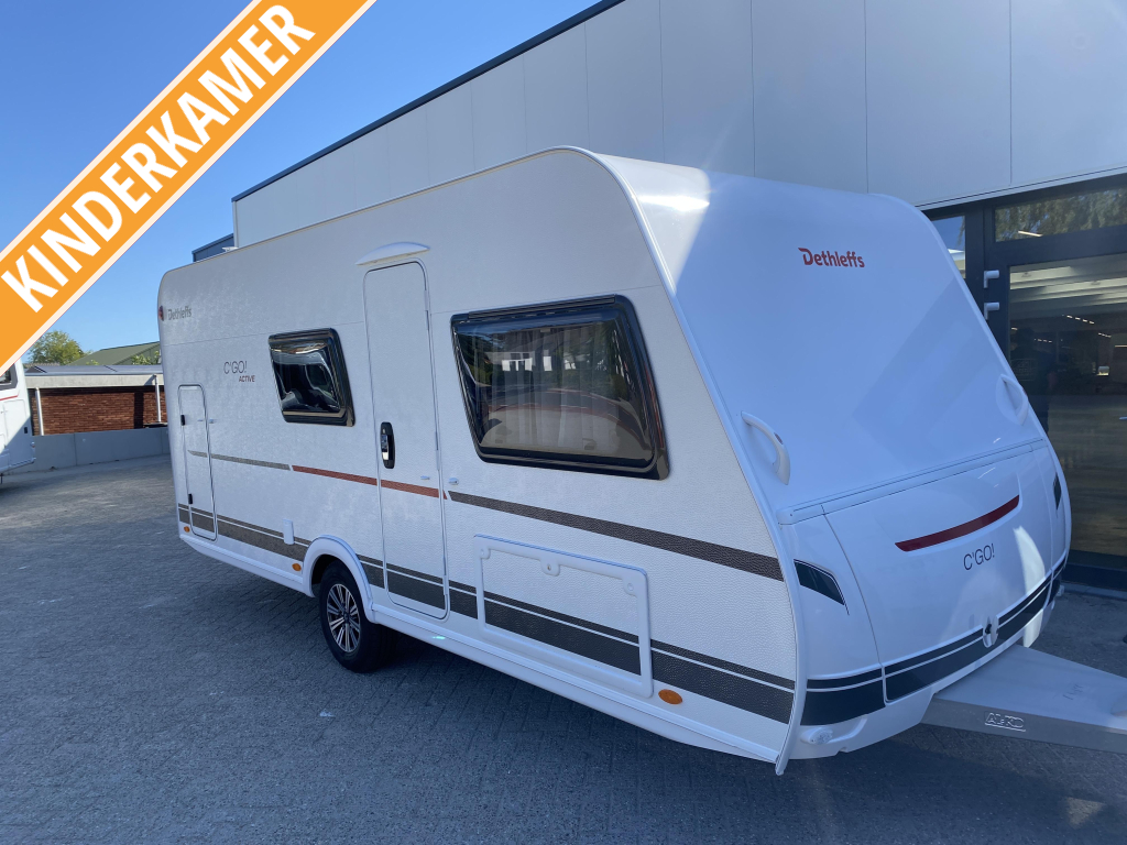 Dethleffs C'go Active 495 QSK stapelbed met 3 bedden!