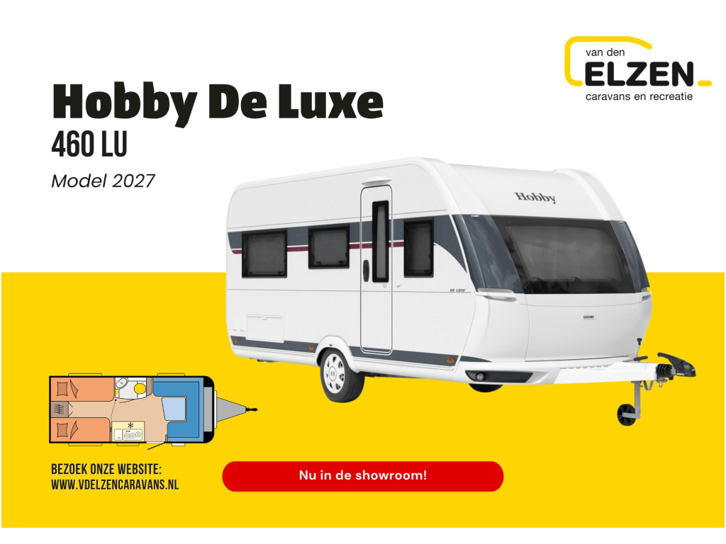 Hobby De Luxe 460 LU Model 2027