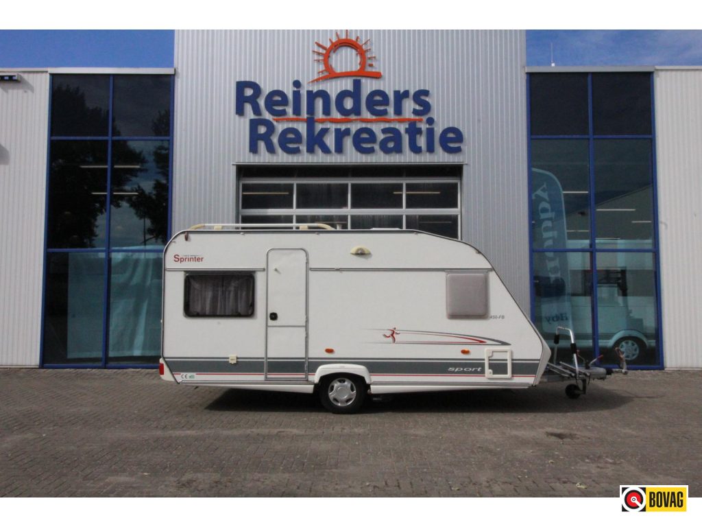 Beyerland Sprinter Sport 450 FB Mover,Voortent,Fietsenrek