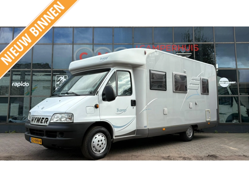 Hymer Tramp 655 Airco,Topindeling,Vastbed