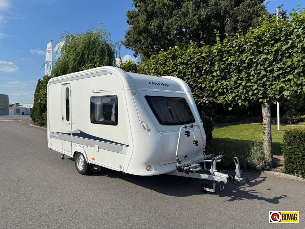 Hobby De Luxe 380 TB Mover,Voortent,Fietsrek