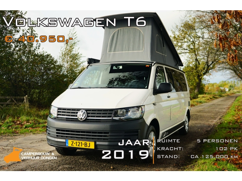 Volkswagen Transporter T6 5 persoons Camper