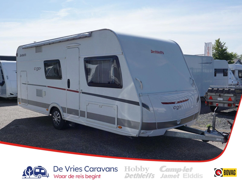 Dethleffs C'Go 495 QSK Stapelbed, Mover, Luifel