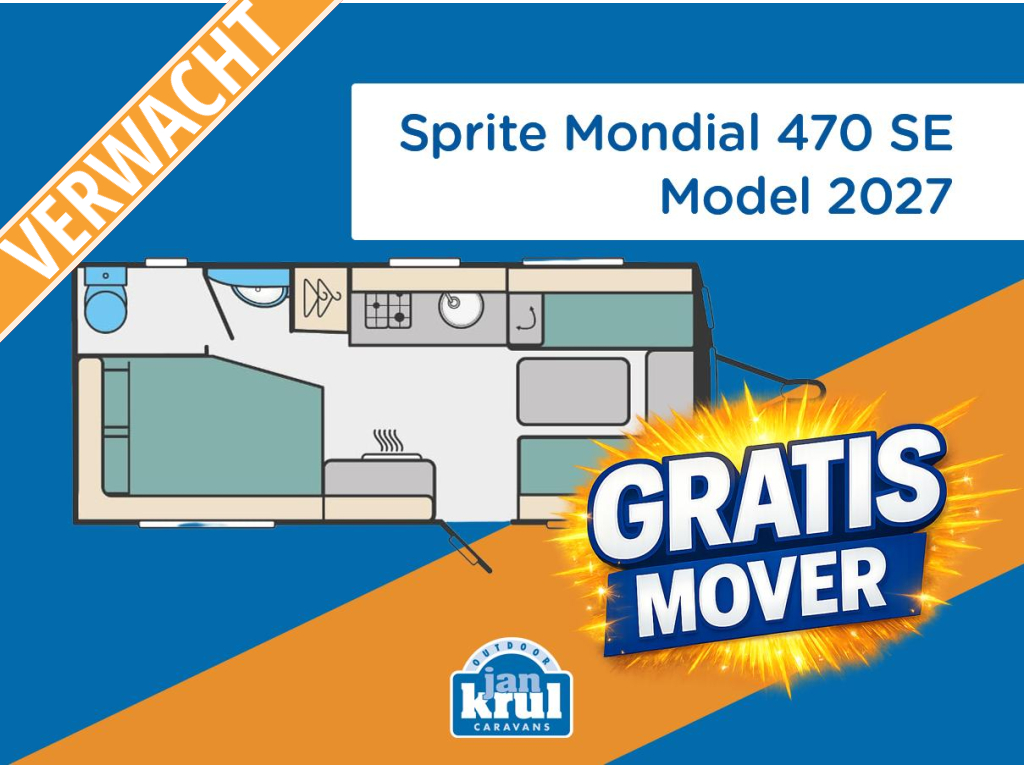 Sprite Mondial 470 SE TIJDELIJKE BEURSACTIE