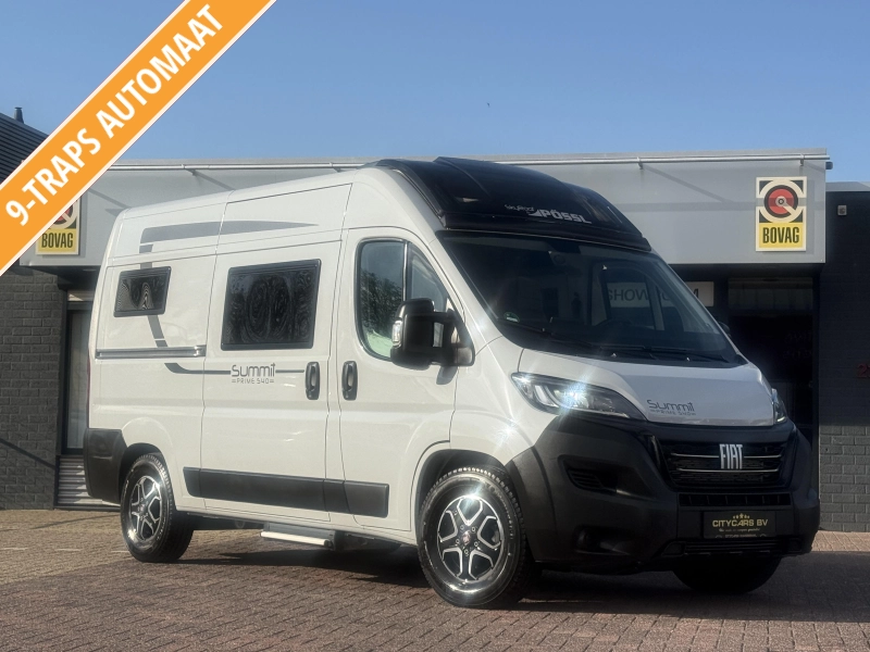 Pössl Summit Prime 540 dwarsbed skyroof airco