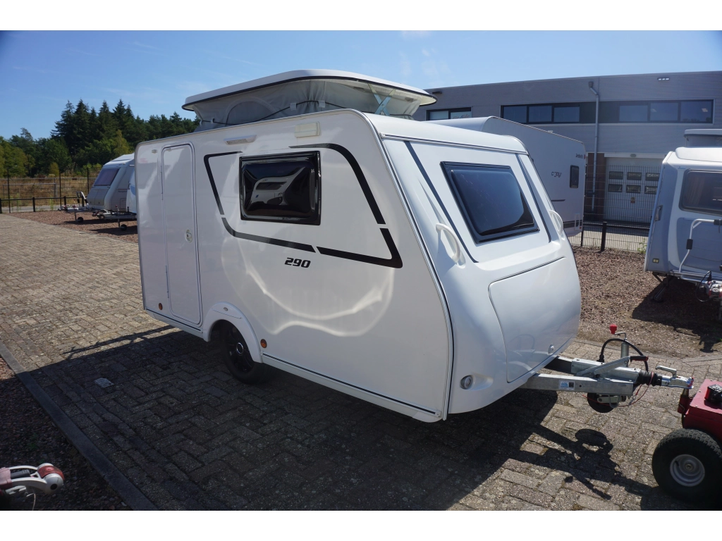 Trigano Mini Freestyle 290 + fietsdrager + luifel
