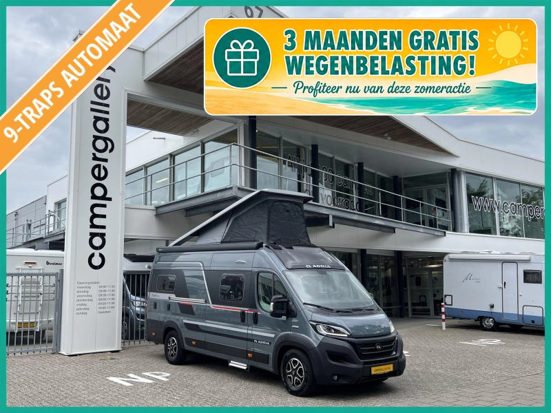 Adria Twin Sports 640 SLB ENKELE BEDDEN + HEFDAK