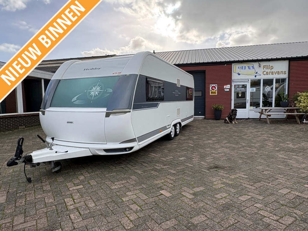 Hobby Prestige 610 UL bj.2017, 2 Enkele bedden