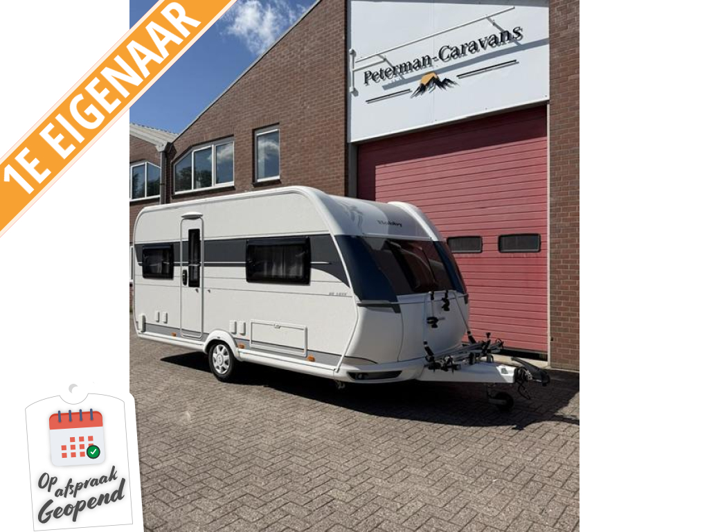 Hobby De Luxe 460 UFE Incl. Mover Fietsendrager
