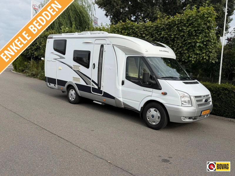 Hobby Van Exclusive 650 Enkele bedden Zeer mooi
