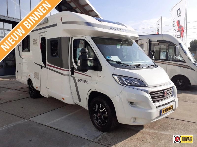 Rapido 656 F Queensbed + hefbed
