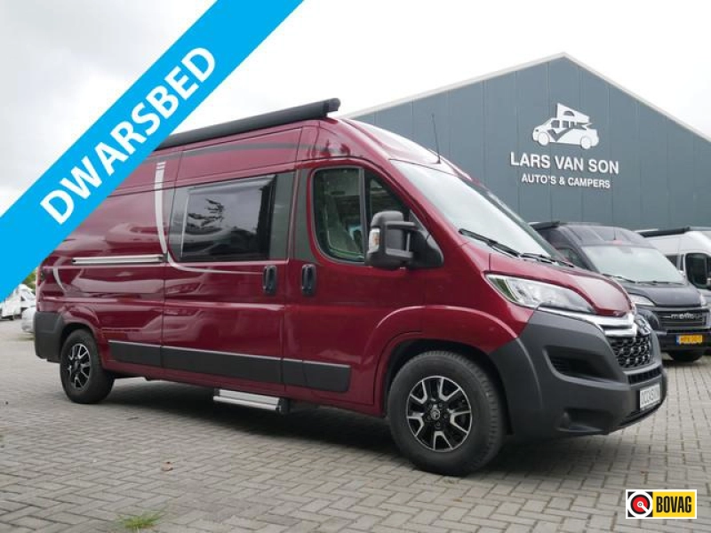Pössl 2Win Plus R, 6 Meter Buscamper, Groot Dwarsbed