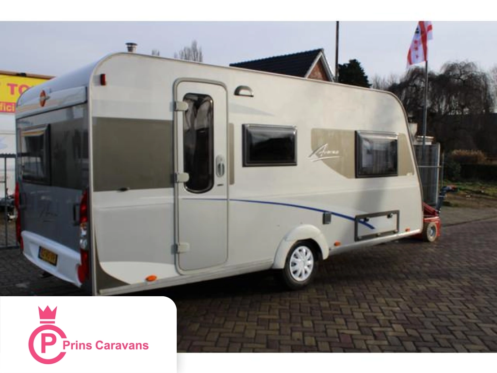 Bürstner Averso 450 Frans Bed en Rondzit