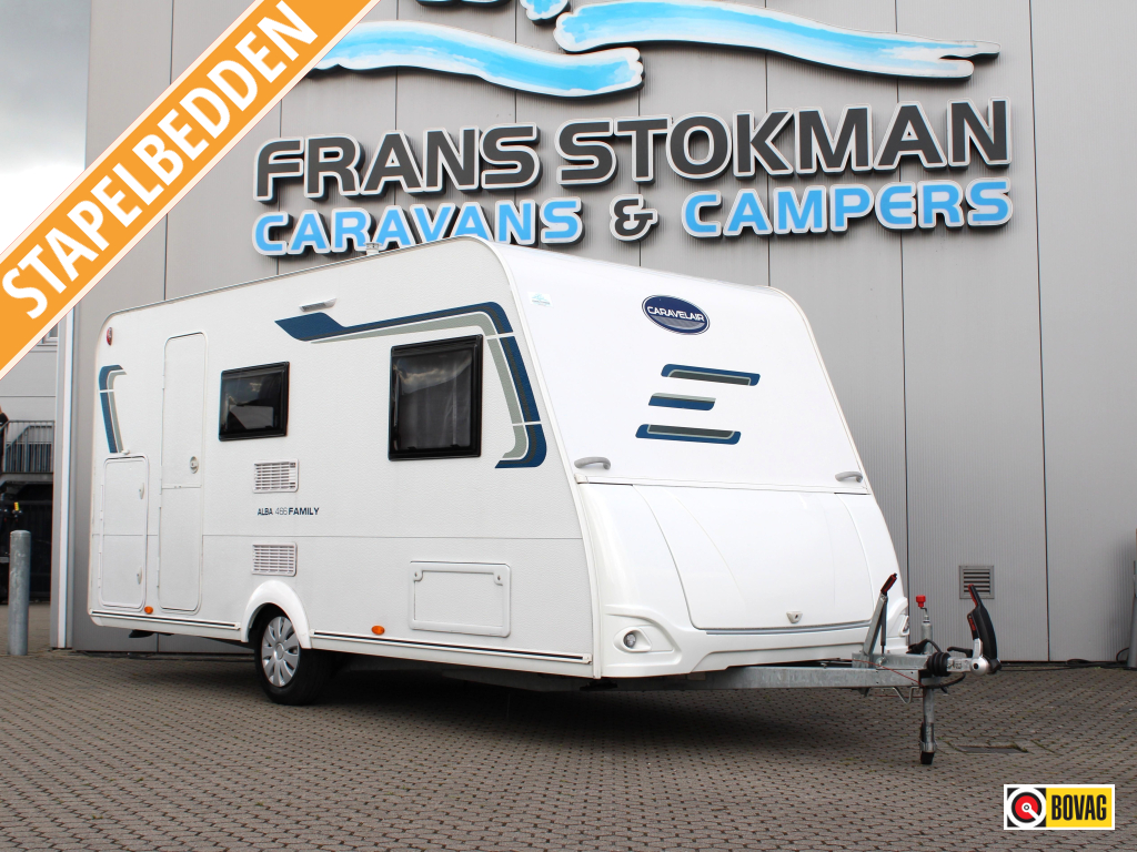 Caravelair Alba 466 stapelbed met voortent