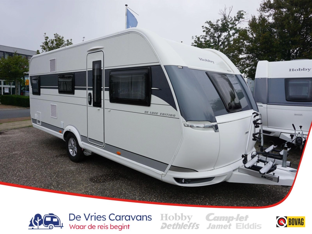 Hobby De Luxe Edition 545 KMF Mover airco Unicovoortent