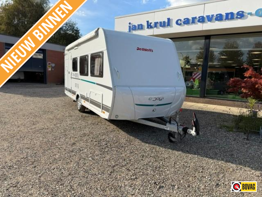 Dethleffs C'Joy 480 QLK mover airco stapelbed