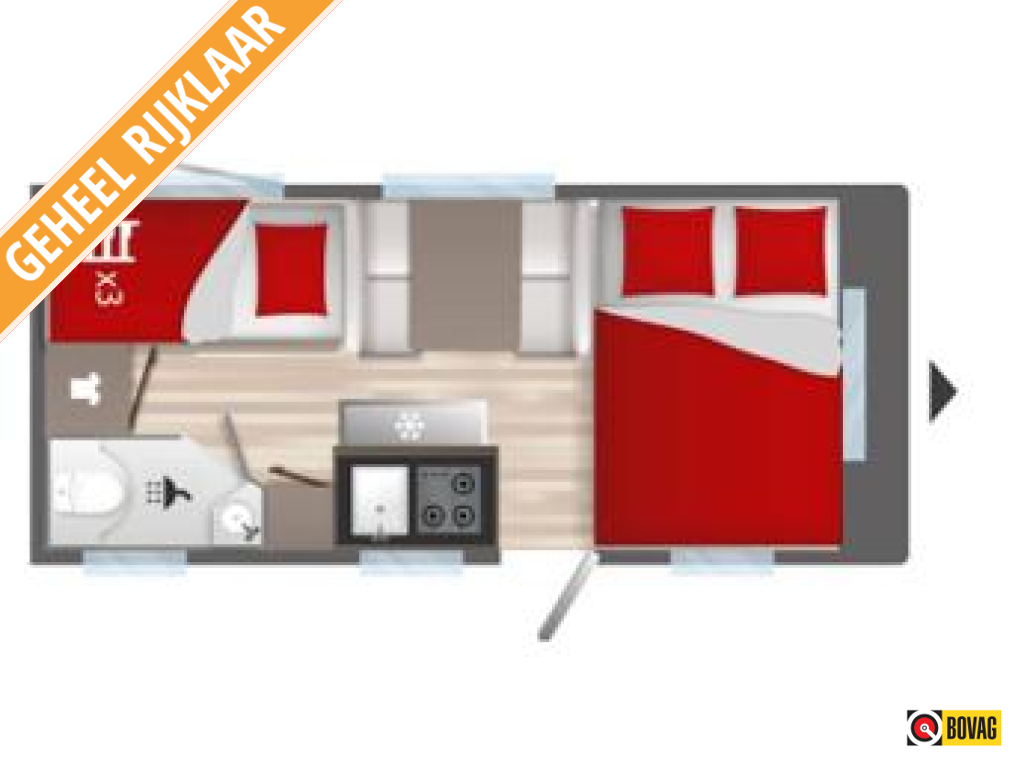 Caravelair Alba Style Family 497 voortent Unico - mover
