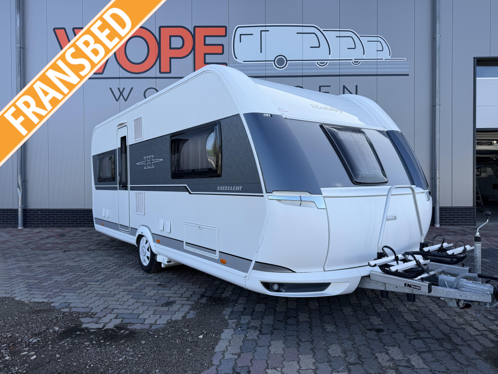 Hobby Excellent 560 CFE MOVER TENT FIETSENDRAGER