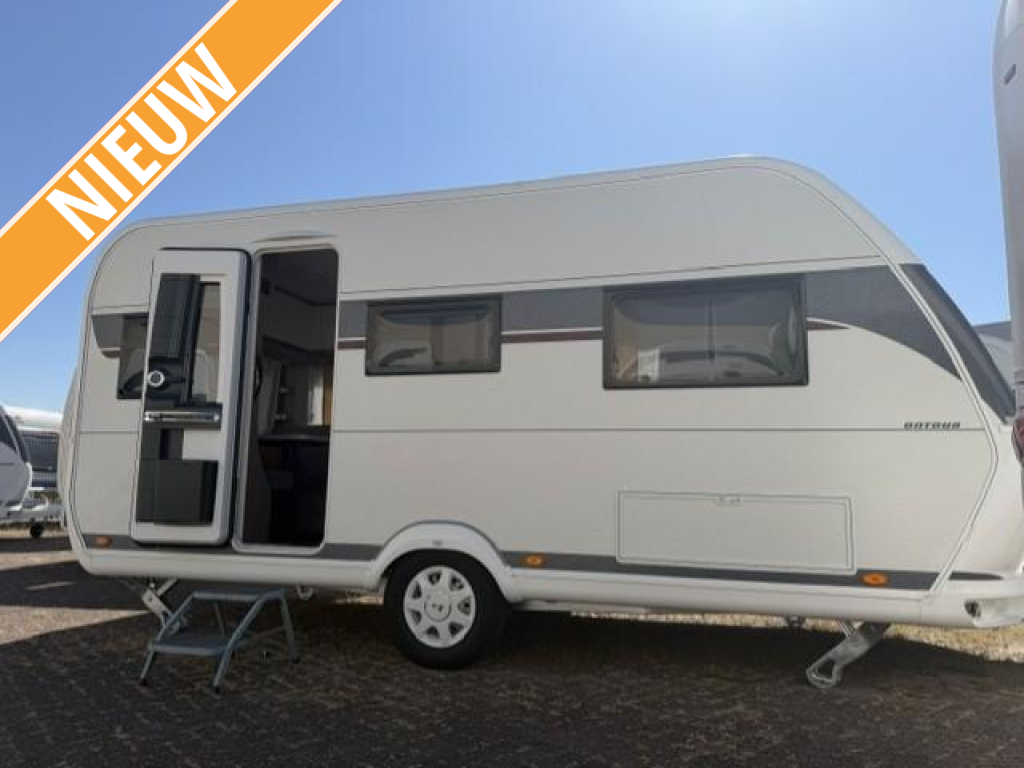 Hobby On Tour 460 DL 1500 KG en Bedverbreding