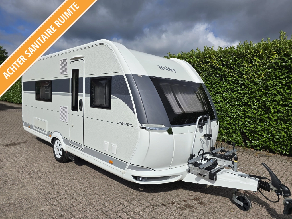 Hobby Excellent 495 WFB Mover voortent Fietsenrek