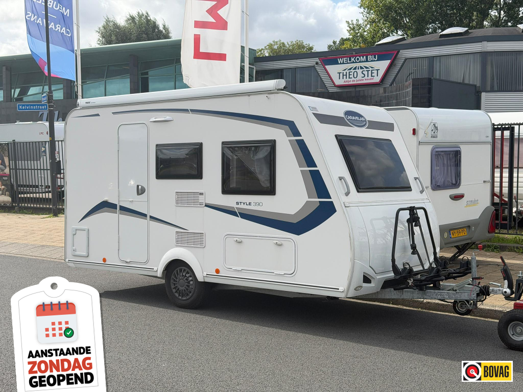 Caravelair Alba Style 390 Casluifel-fietsendrager