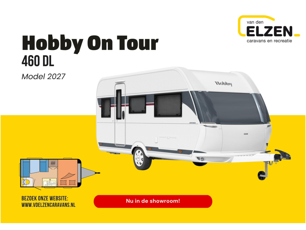 Hobby On Tour 460 DL Model 2027