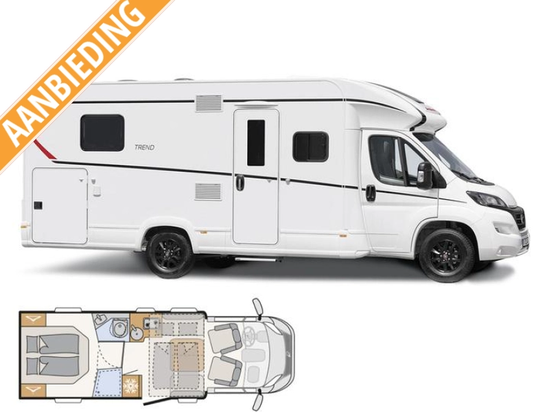Dethleffs Trend T7057 DBL 2024 Aanbieding