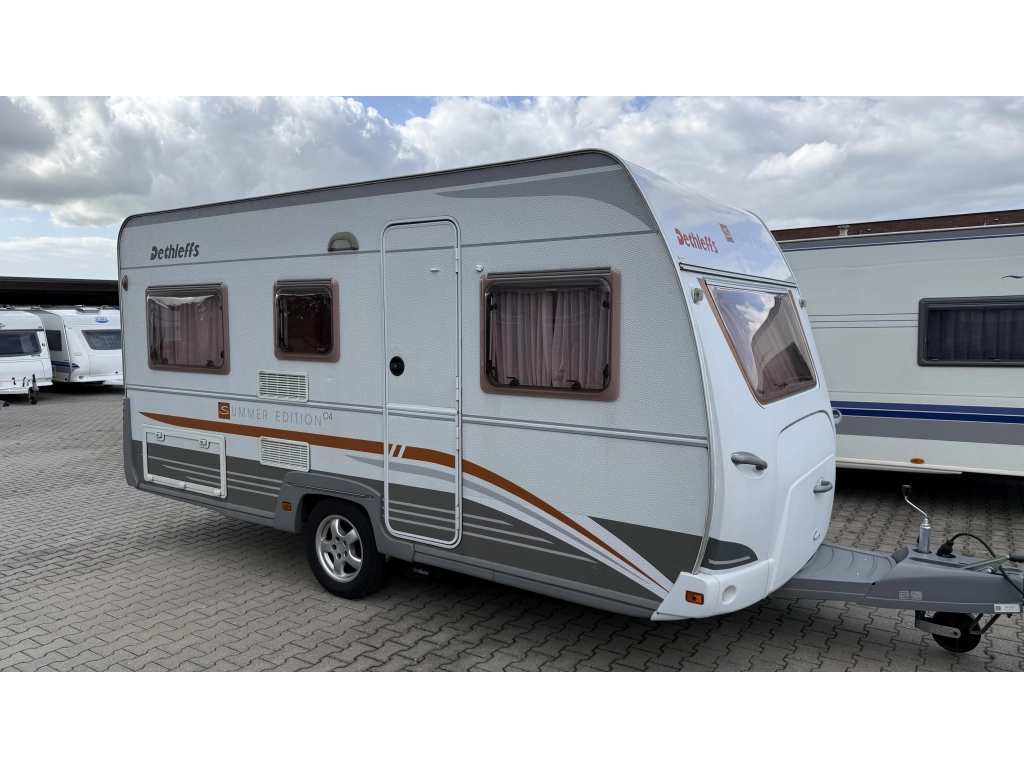 Dethleffs Summer Edition 430 DB vast bed rondzit toilet