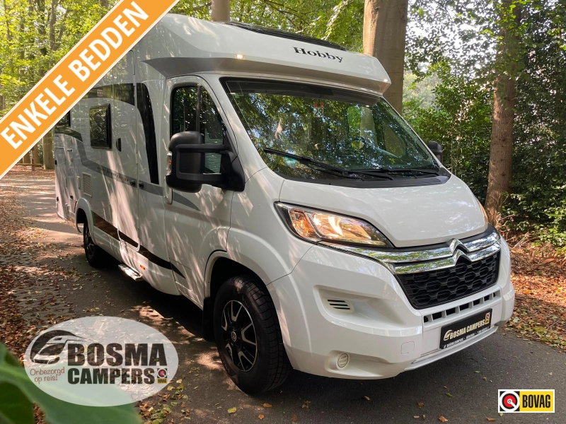 Hobby Optima Ontour 65 GE Enkele Bedden 52000 km 19