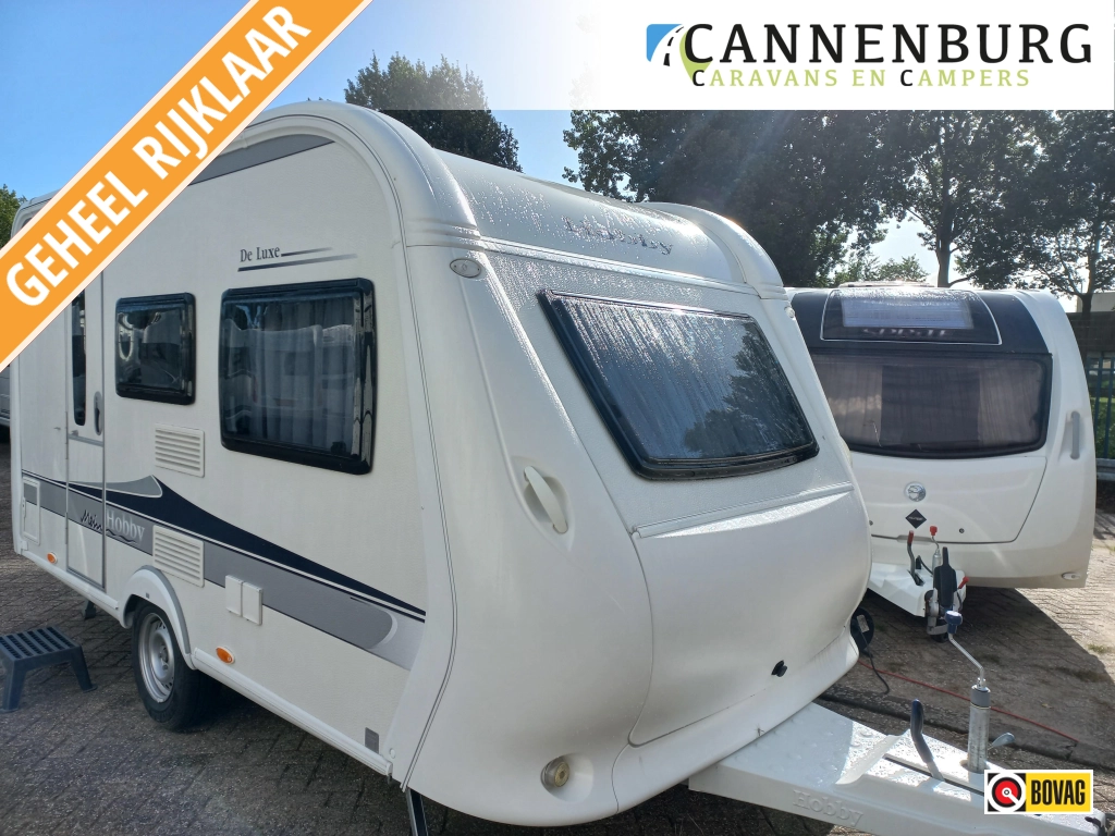 Hobby De Luxe 400 SF voortent-fietsendrager